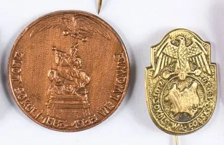 Zestaw 2 odznak zlotowych Sokolstwa Polskiego Lwów 1933