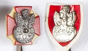 2 znaczki kwestarskie ok. 1920