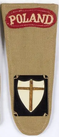 Zestaw dwóch patek na rękaw koszuli tropikalnej