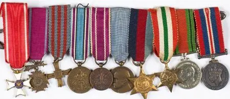 Zestaw Zachód 10 miniatur polskich i angielskich