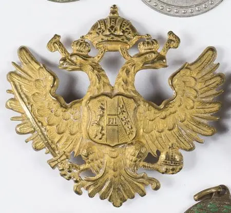 Orzełek wojskowy na ładownicę oficerską
