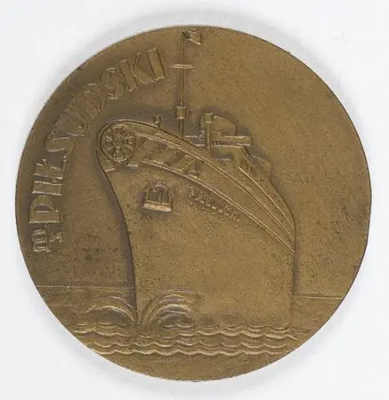 Pierwsza podróż statku M/S Piłsudski - 1935