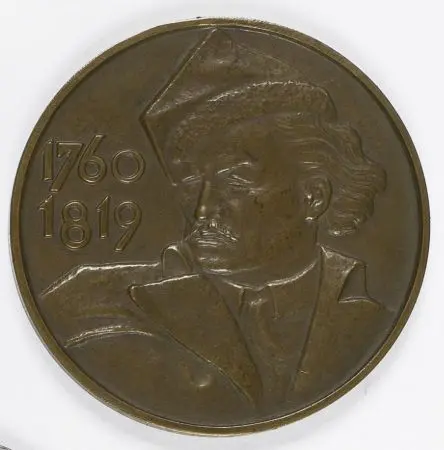 Medal pamiątkowy Jana Kilińskiego z okazji odsłonięcia pomnika w Trzemesznie 1760-1960