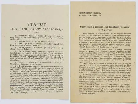 Zestaw druków ulotnych