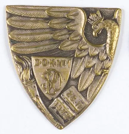 Odznaka Oficerska Szkoła Dowództwa Okręgu Korpusu Nr 1 Warszawa