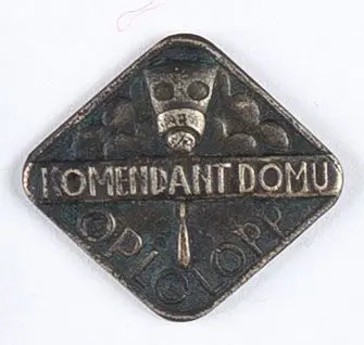 Odznaka KOMENDANT DOMU OPLG LOPP