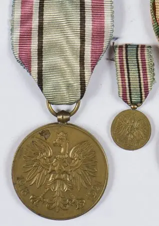 Medal Polska Swemu Obrońcy z miniaturką