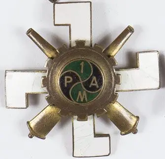 Odznaka 1 Pułku Artylerii Motorowej
