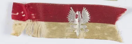Miniatura chorągiewki z orłem