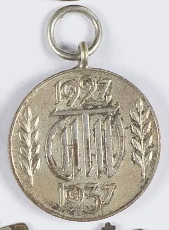 Medal jubileuszowy 1927-1937 CHTW