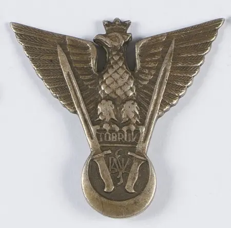 Odznaka S.B.S.K. Tobruk /Samodzielna Brygada Strzelców Karpackich/