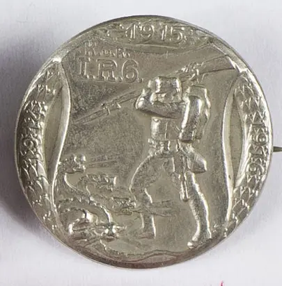 Odznaka czapkowa 6 Pułk Piechoty