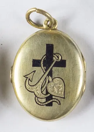 Medalion sekretnik popowstaniowy z symbolami