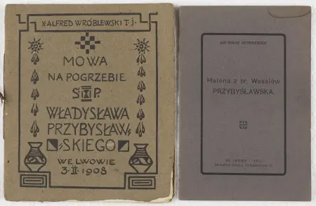 Broszury z nekrologami