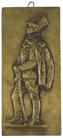 Plakieta z wizerunkiem Ułana 1 Pułku Ułanów Legionowych