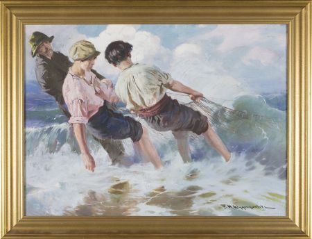 RYBACY CIĄGNĄCY SIECI