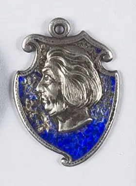 Żeton/zawieszka z wizerunkiem Adama Mickiewicza