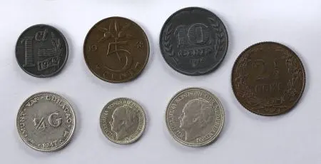 Zestaw 18 monet zdawkowych 