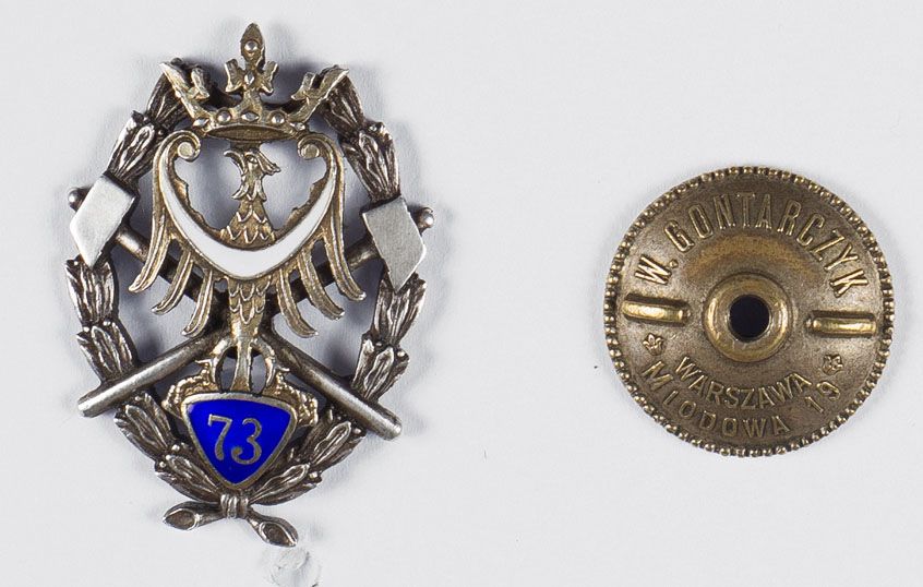 Odznaka 73 Pułk Piechoty Katowice Aukcja 189 DESA