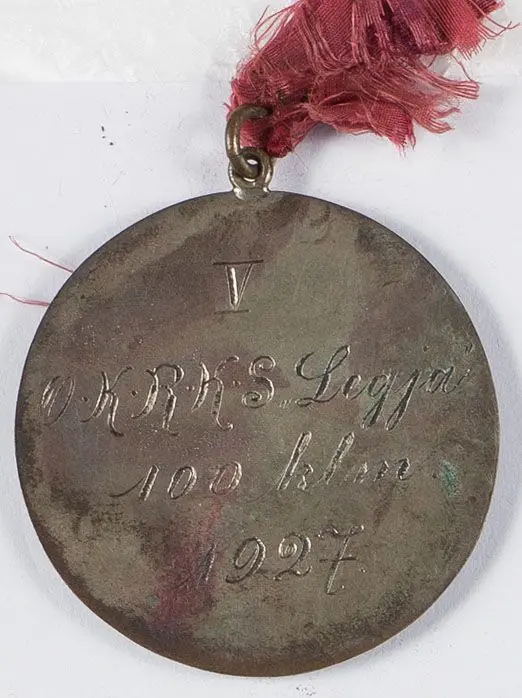 Medal nagrodowy o średnicy 48 mm