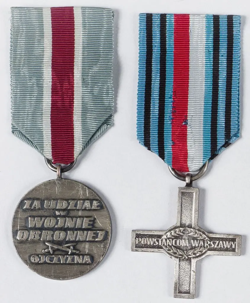 Zestaw dwóch odznaczeń