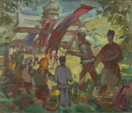 Święcenie owoców na Huculszczyźnie