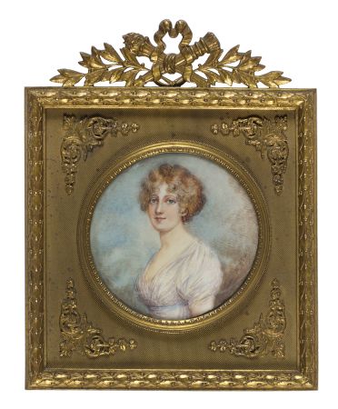 Miniatura portret kobiety