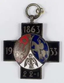 Krzyż Siedemdziesięciolecie Powstania Styczniowego - 1933