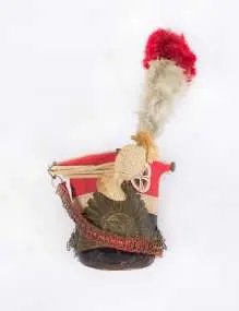 Miniatura czapki 1 Pułku Szwoleżerów Lansjerów Gwardii Cesarskiej