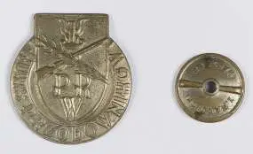 Przysposobienie Wojskowe Rolników PWR Kurs Przodowników wypukła