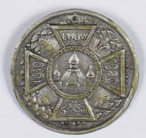 Znaczek pamiątkowy 10 rocznicy wybuchu amunicji na Dworcu Czerniowieckim