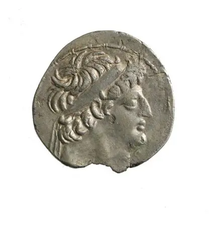 SELEUCYDZI, Antioch VIII Grypos (121-96 p.n.e.). AR tetradrachma - rv. Zeus na lewo z berłem