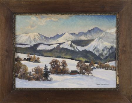 Zimowy pejzaż górski