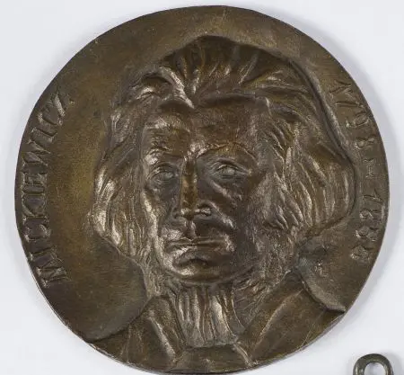 Medalion Adam Mickiewicz 1798-1855