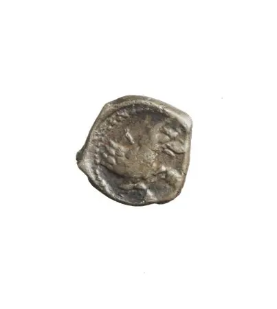 CILICIA-TARSOSAR tritartemoion (? obola) IV p.n.e. - Baal na tronie z orłem w lewo / protom wilka w prawo