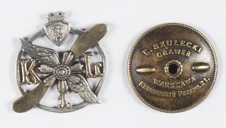 Odznaka Pierwszy Kurs Lotniczy w Warszawie 1917 roku