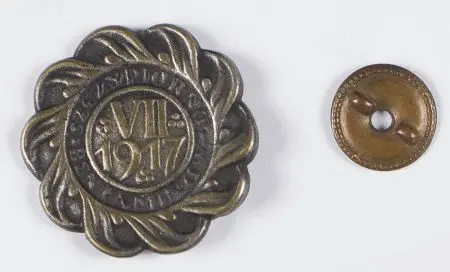 Odznaka pamiątkowa internowanych legionistów 