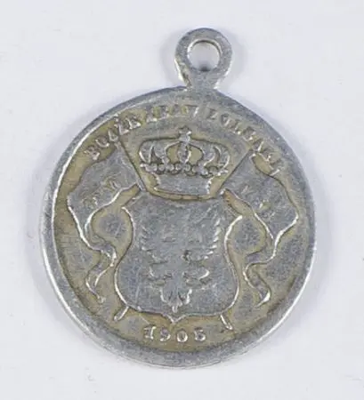 Medalik patriotyczny Boże Zbaw Polskę 1906