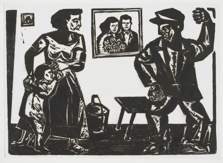 Scena domowa (z serii Motywy Krakowa, 1935)