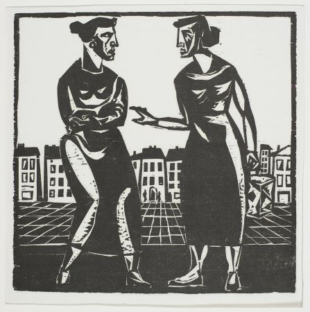 Spotkanie (z serii Motywy Krakowa, 1935)
