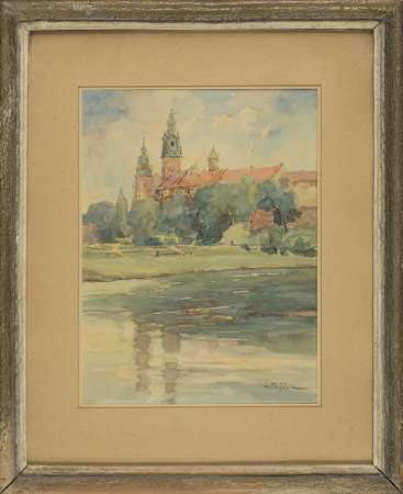 Wisła z widokiem na Wawel
