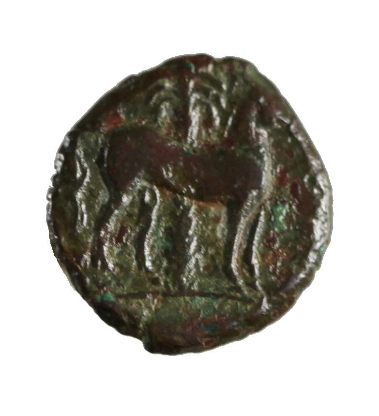  KARTAGINA (IV PNE) - piekny brąz z boginią TANIT