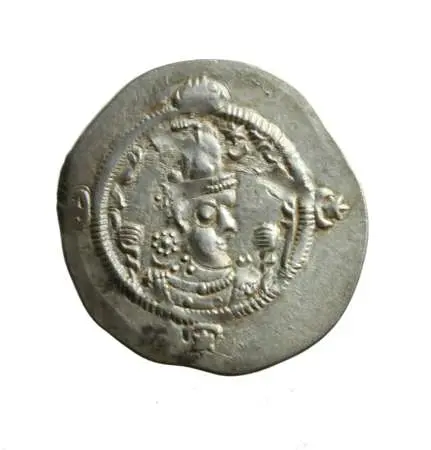 IMPERIUM SASANIDÓW - HORMIZD IV, AR drachma