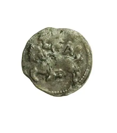 ALEKSANDER JAGIELLOŃCZYK (1501-1505) piękny denar litewski, ren. A
