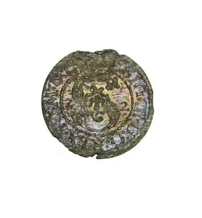 ZYGMUNT III WAZA (1587-1632) rzadki szeląg litewski, Wilno 1622 R3, piękny