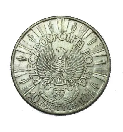 II RP - EMISJA 1934 - 10 ZŁOTYCH Z J. PIŁSUDSKIM (ORZEŁ LEGIONOWY)