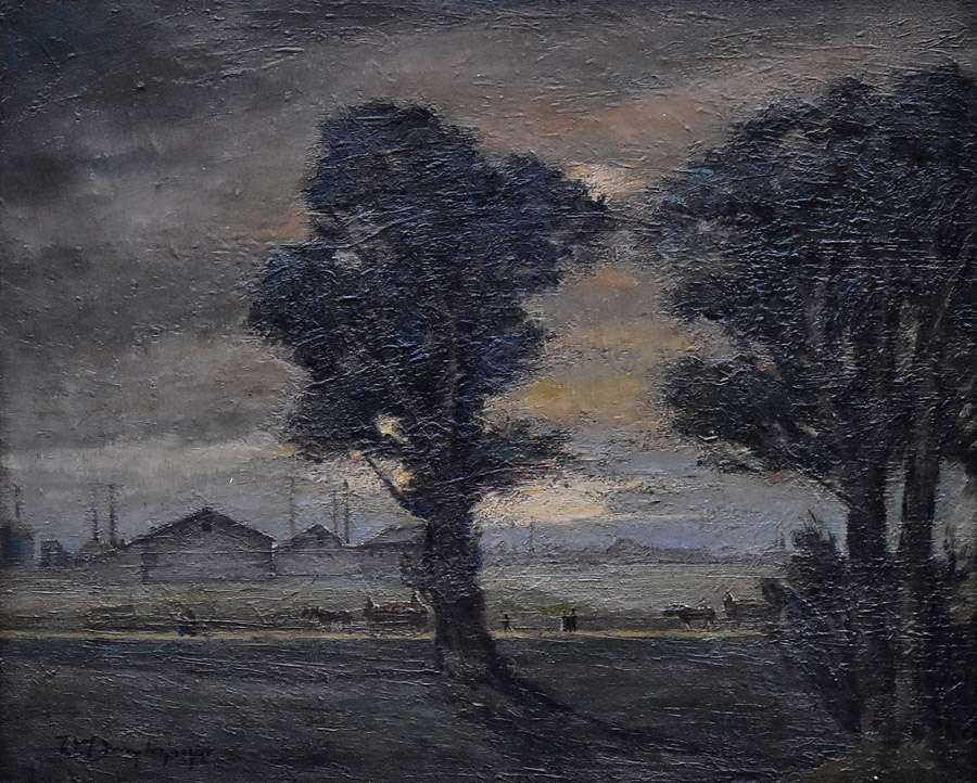 "Wieś - miastu. Pejzaż śląski", 1954