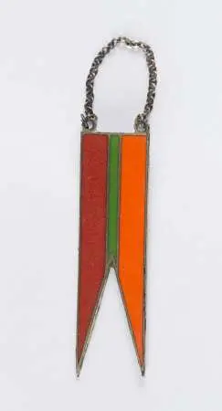 Proporczyk w kolorach Dyjonu Rozpoznawczego 10 Brygady Kawalerii (odwrócone kolory)