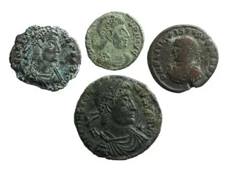 RZYM, Constans (337-350 ne), zestaw 4 folisów