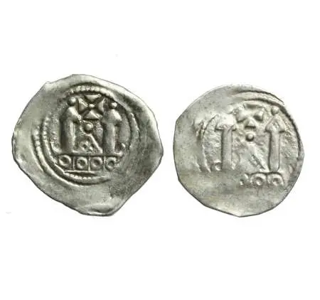 CESARSTWO, SALZBURG, arc.Adalbert II (1168-1200), zestaw 2 denarów